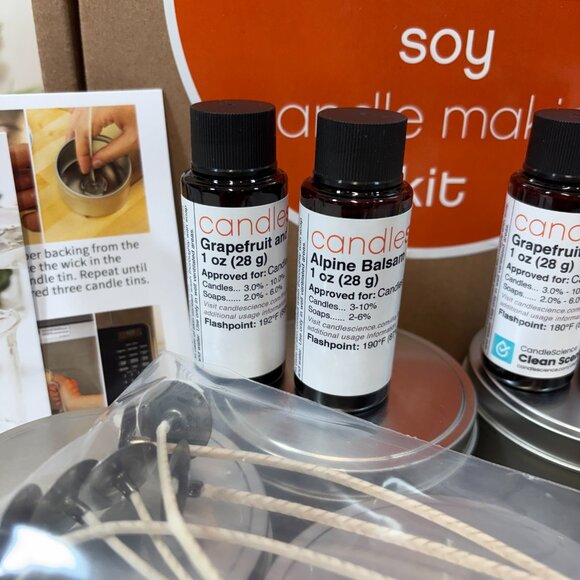 Candlescience Soy wax Professional Candle Making Starter Kit Holiday Gift - Picture 5 of 7